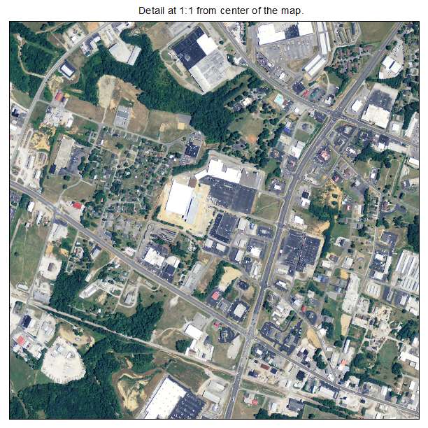 Aerial Photography Map of Glasgow, KY Kentucky