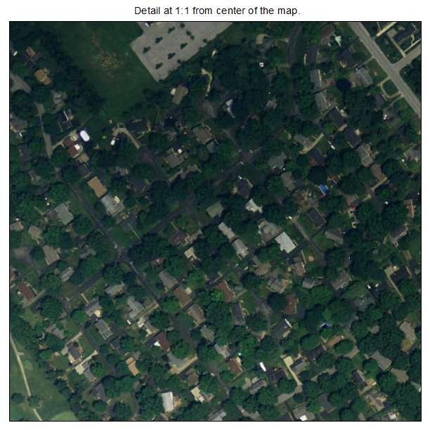 Goose Creek, Kentucky aerial imagery detail