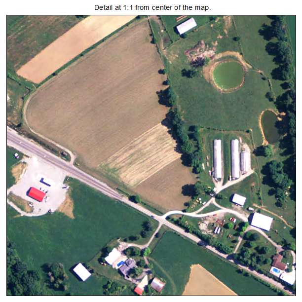 Gratz, Kentucky aerial imagery detail