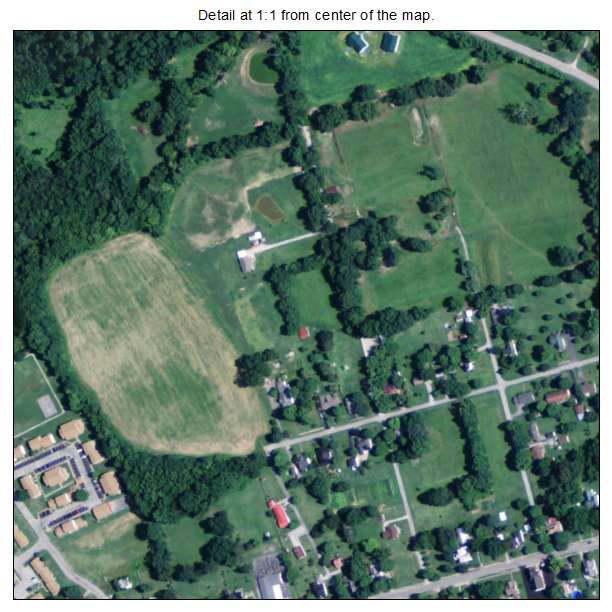 Guthrie, Kentucky aerial imagery detail
