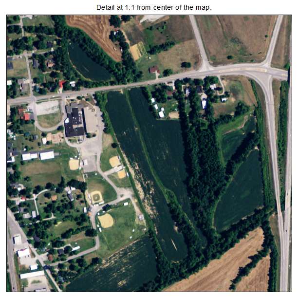 Hanson, Kentucky aerial imagery detail