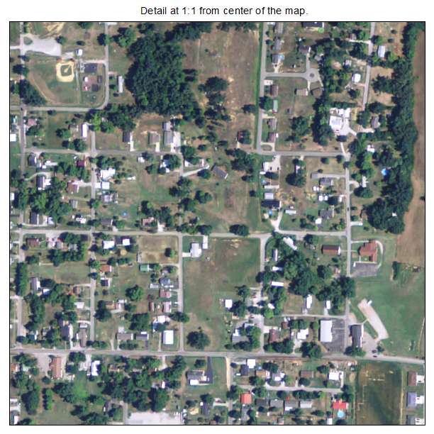 Hartford, Kentucky aerial imagery detail