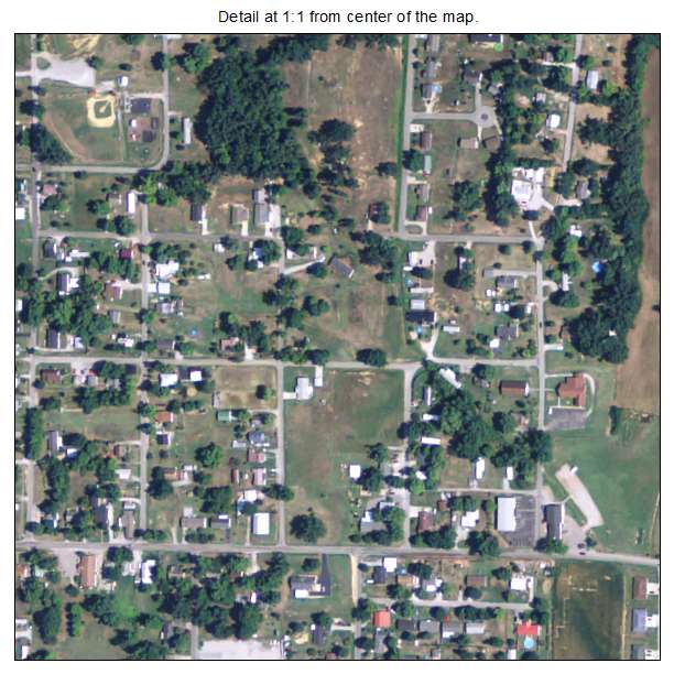 Aerial Photography Map of Hartford, KY Kentucky