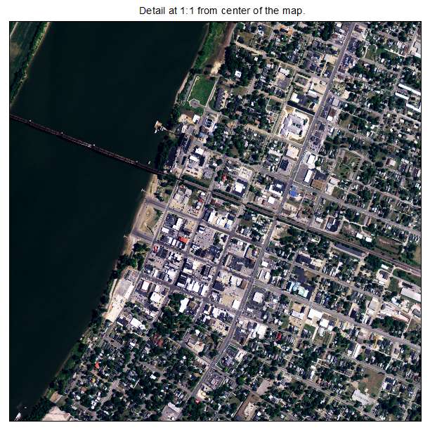 Henderson, Kentucky aerial imagery detail