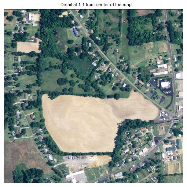 Hickman, Kentucky aerial imagery detail