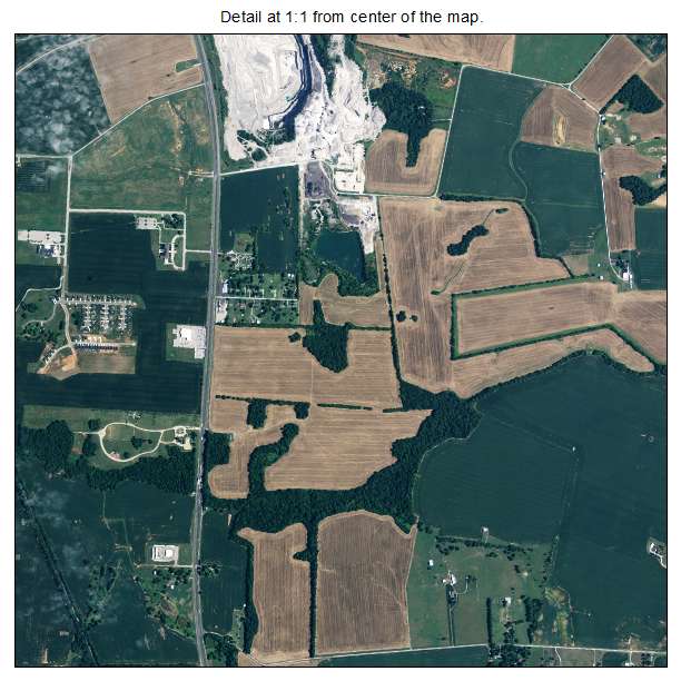Hopkinsville, Kentucky aerial imagery detail