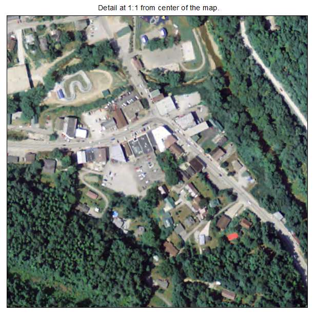 Hyden, Kentucky aerial imagery detail