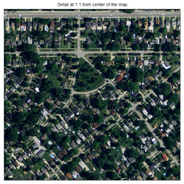 Kingsley, Kentucky aerial imagery detail