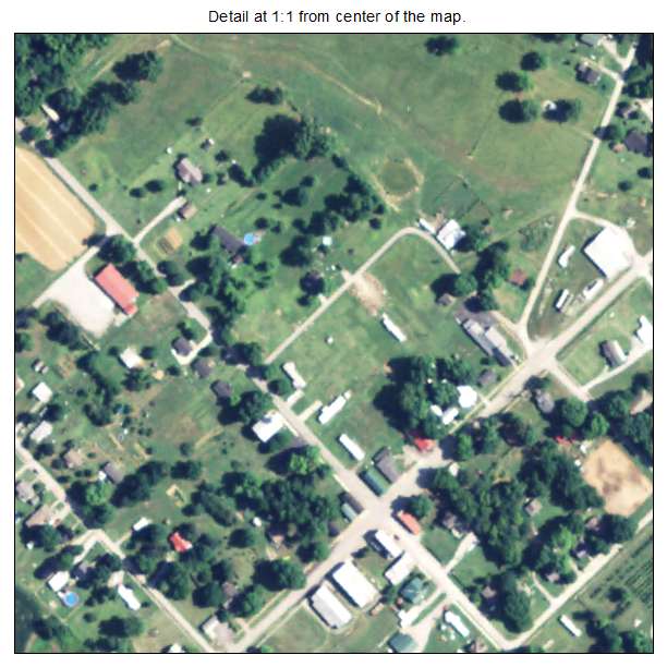 LaFayette, Kentucky aerial imagery detail