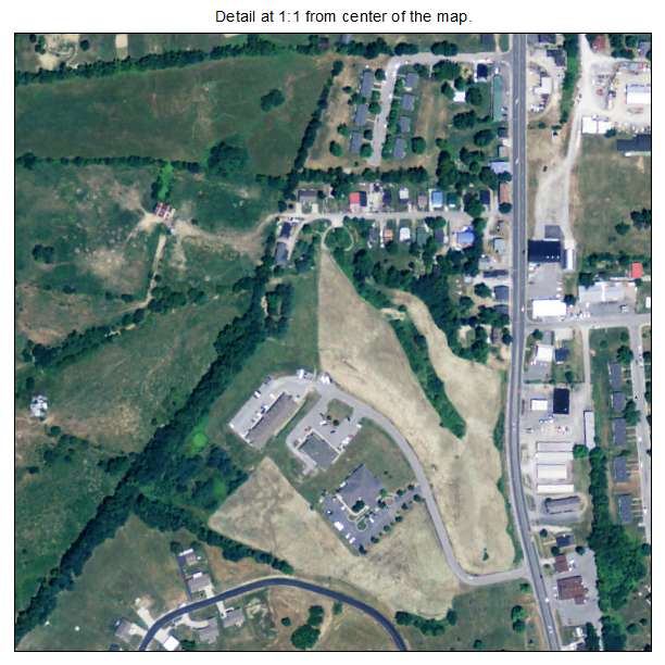 Lancaster, Kentucky aerial imagery detail