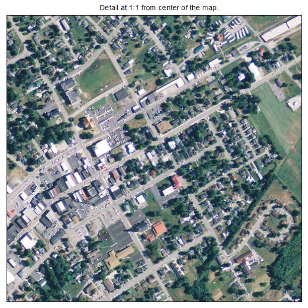 Lebanon, Kentucky aerial imagery detail