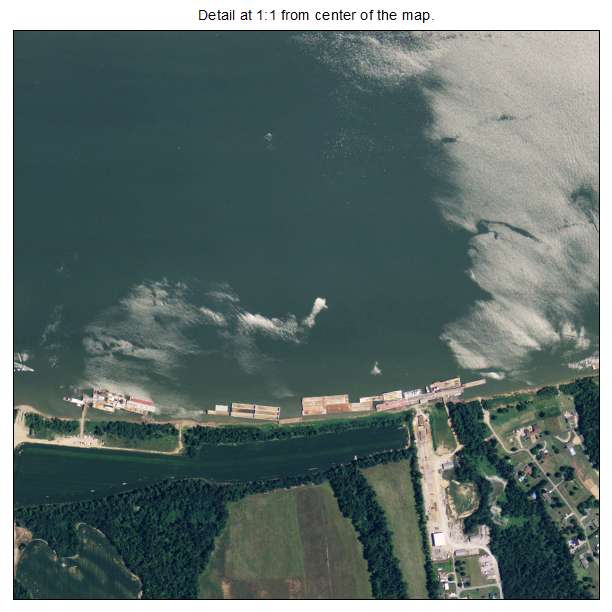 Ledbetter, Kentucky aerial imagery detail