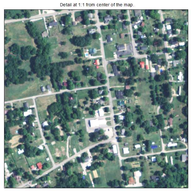 Lewisburg, Kentucky aerial imagery detail