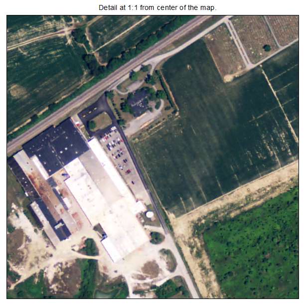 Lewisport, Kentucky aerial imagery detail