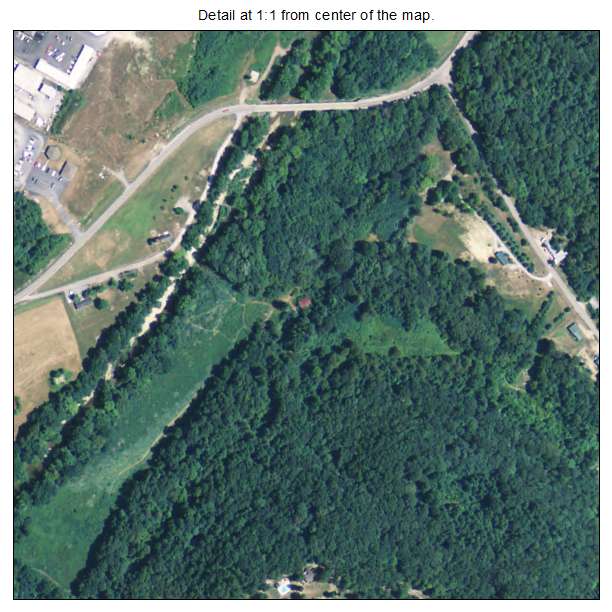 Liberty, Kentucky aerial imagery detail