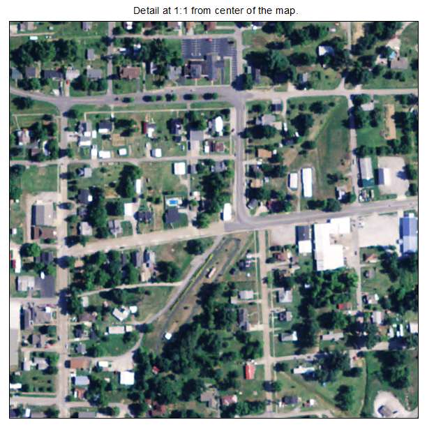 Livermore, Kentucky aerial imagery detail