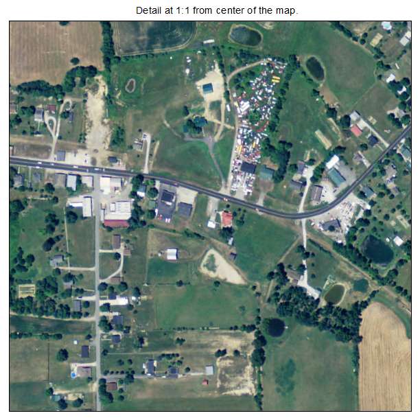 Loretto, Kentucky aerial imagery detail