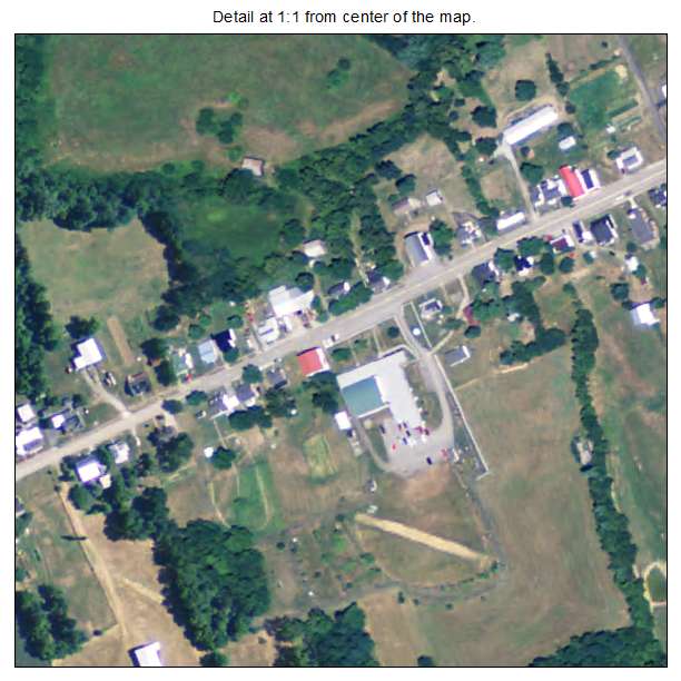 Mackville, Kentucky aerial imagery detail