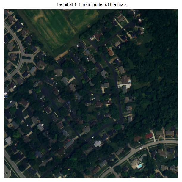 Manor Creek, Kentucky aerial imagery detail