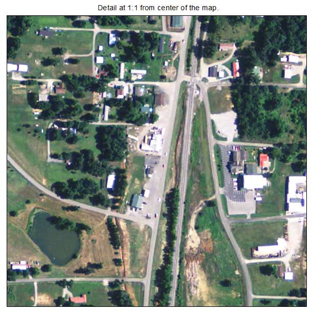 McHenry, Kentucky aerial imagery detail