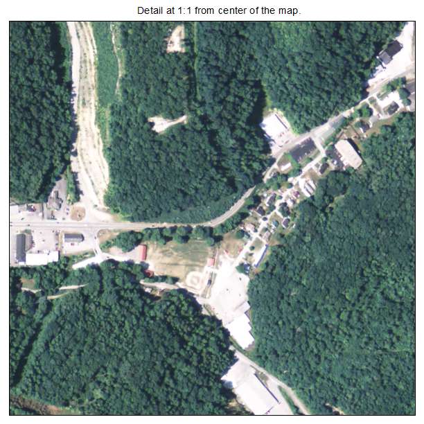 McKee, Kentucky aerial imagery detail