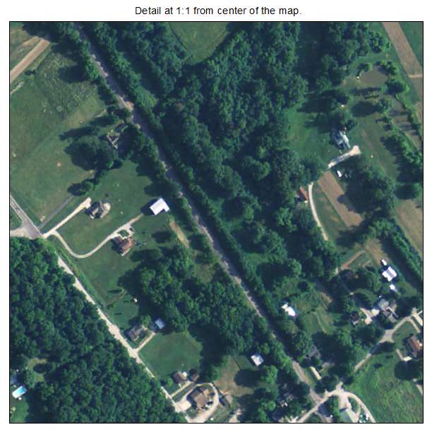 Mentor, Kentucky aerial imagery detail