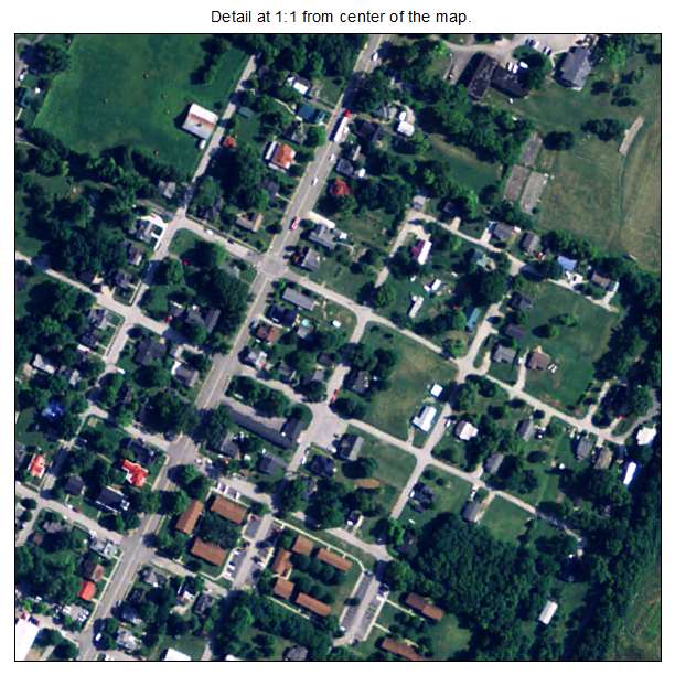 Millersburg, Kentucky aerial imagery detail