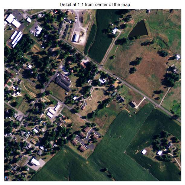 Morganfield, Kentucky aerial imagery detail