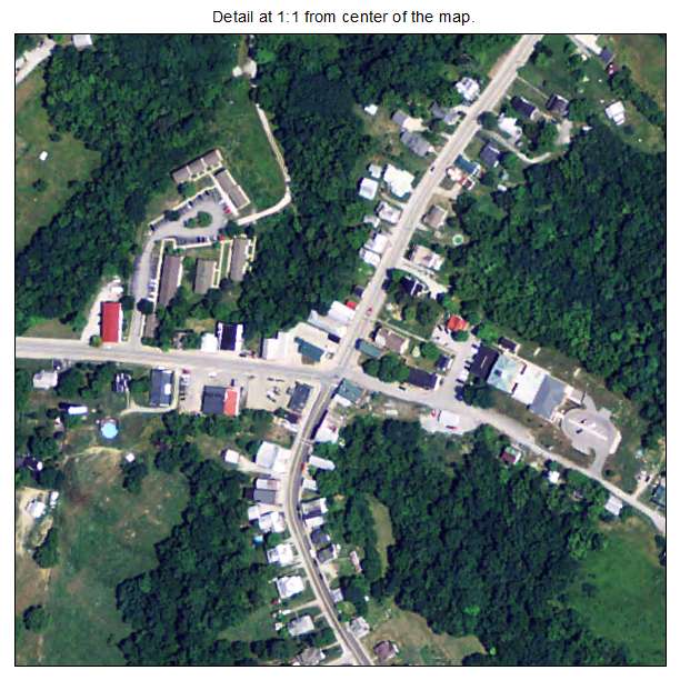 Mount Olivet, Kentucky aerial imagery detail