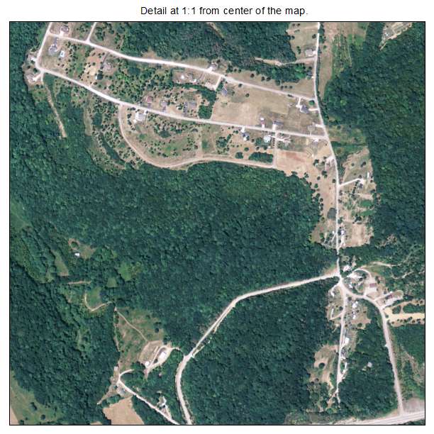 Mount Vernon, Kentucky aerial imagery detail