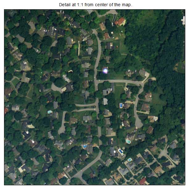 Murray Hill, Kentucky aerial imagery detail