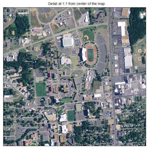Murray, Kentucky aerial imagery detail
