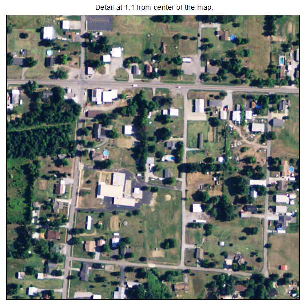 Nebo, Kentucky aerial imagery detail