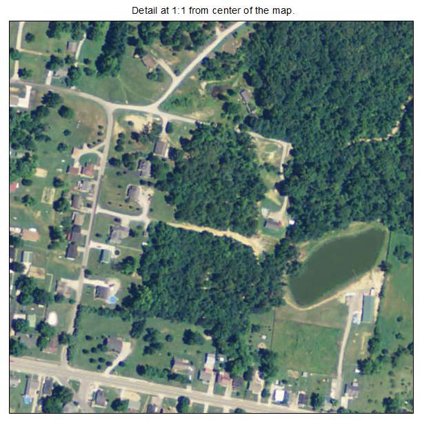 New Haven, Kentucky aerial imagery detail