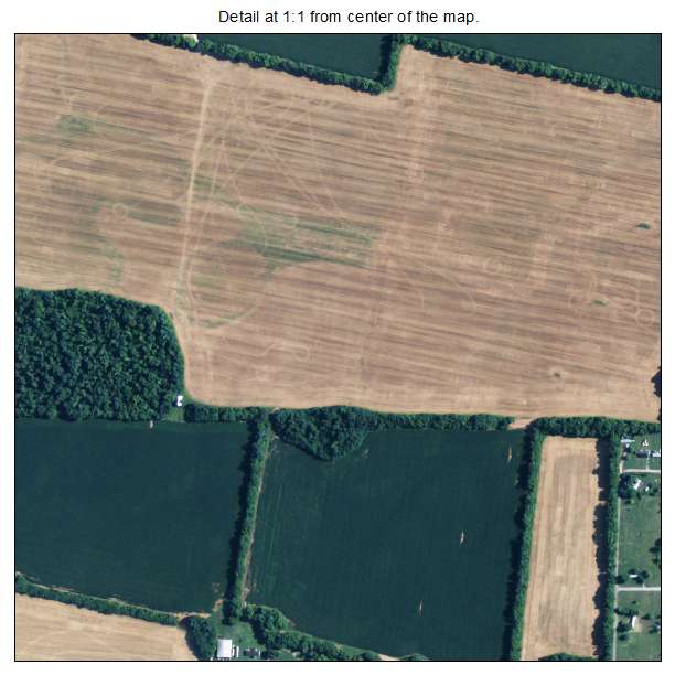 Oak Grove, Kentucky aerial imagery detail