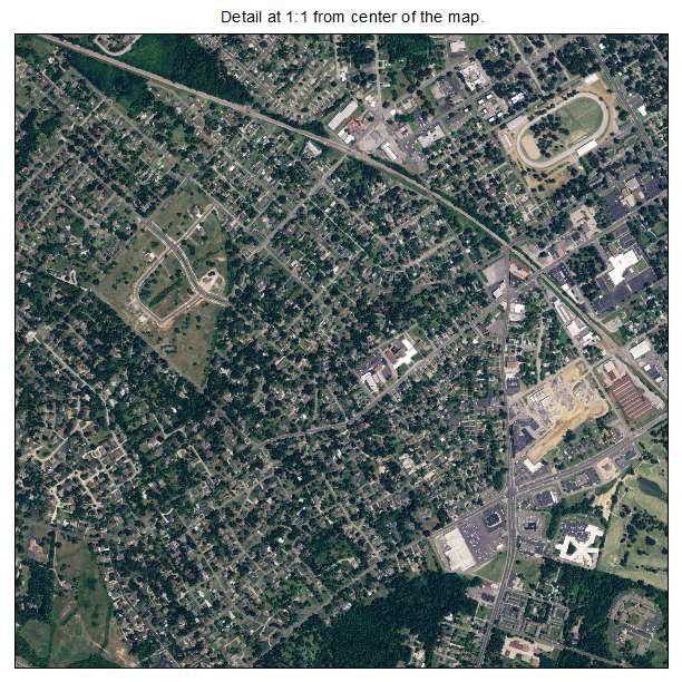Paducah, Kentucky aerial imagery detail