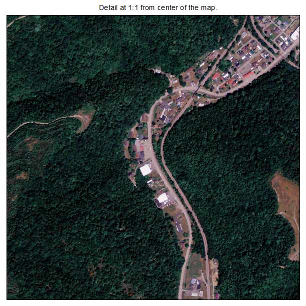 Phelps, Kentucky aerial imagery detail