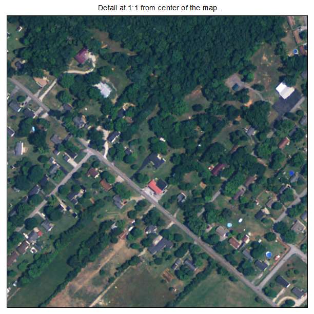 Plum Springs, Kentucky aerial imagery detail
