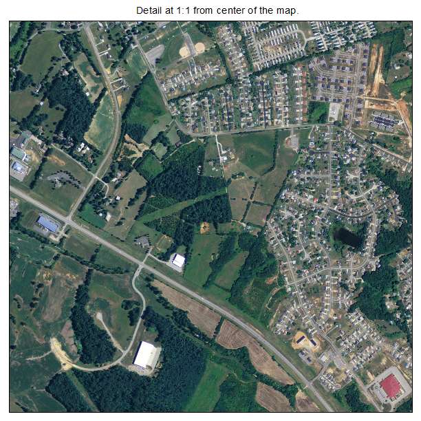 Radcliff, Kentucky aerial imagery detail
