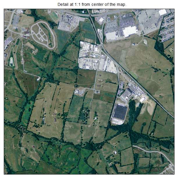 Richmond, Kentucky aerial imagery detail