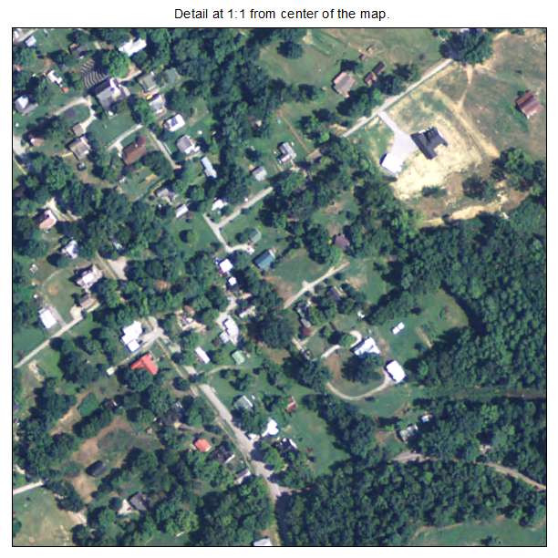Rochester, Kentucky aerial imagery detail