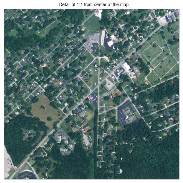 Russellville, Kentucky aerial imagery detail