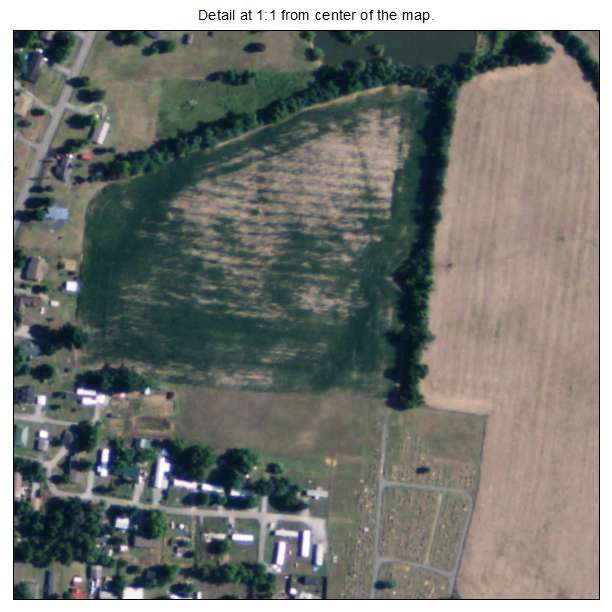 Salem, Kentucky aerial imagery detail
