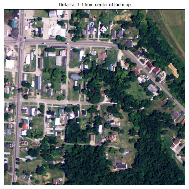 Sebree, Kentucky aerial imagery detail