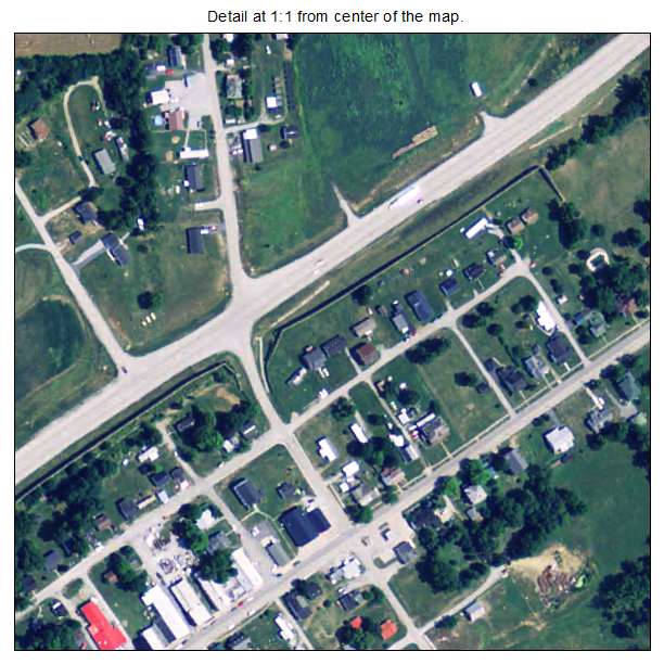 Sharpsburg, Kentucky aerial imagery detail
