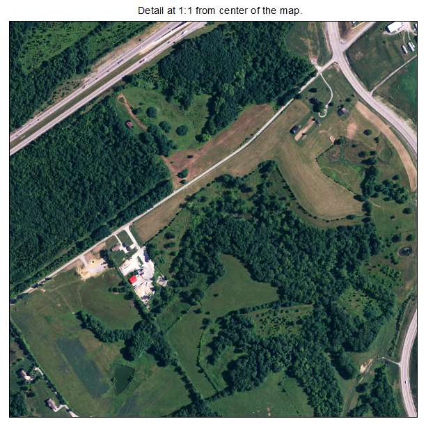 Sparta, Kentucky aerial imagery detail