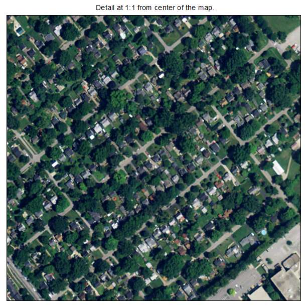 Springlee, Kentucky aerial imagery detail