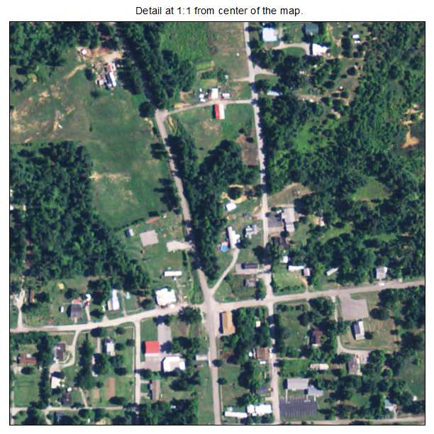 St Charles, Kentucky aerial imagery detail