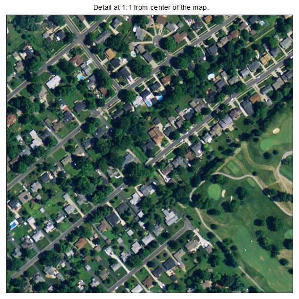 St Regis Park, Kentucky aerial imagery detail