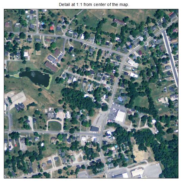 Stanford, Kentucky aerial imagery detail